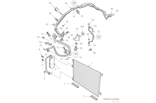 Genuine Saab Hose Assembly - 32021872