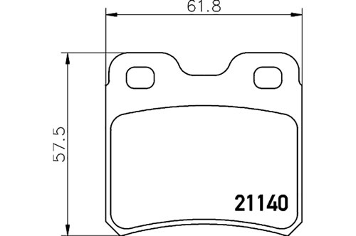 Genuine Select Brake Pad Kit For Saab - 32051918