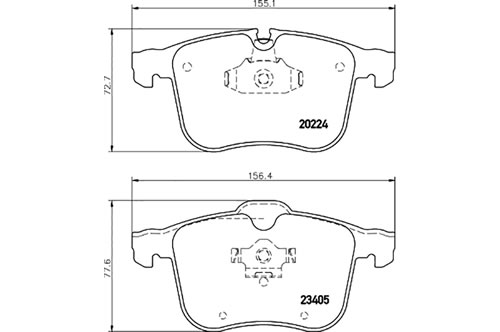 Genuine Select Brake Pad Kit For Saab - 32052334