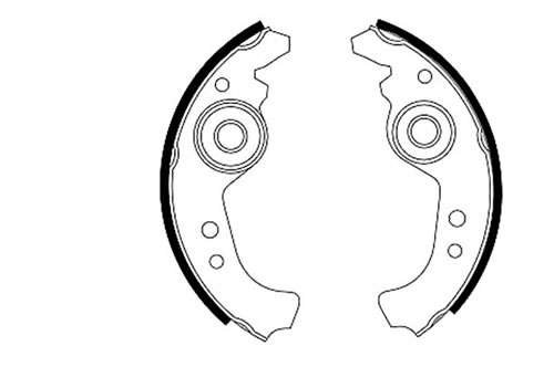 Genuine Select Brake Shoe Kit For Saab - 32053695