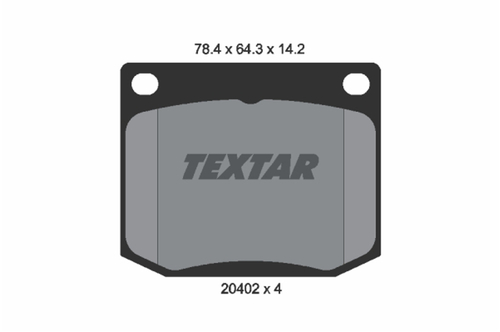 Genuine Select Brake Pad For Saab - 32068198