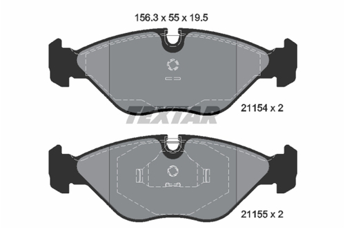 Genuine Select Brake Pad For Saab - 32068364