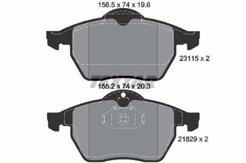 Genuine Select Brake Pad For Saab - 32068684