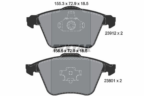 Genuine Select Brake Pad For Saab - 32069061