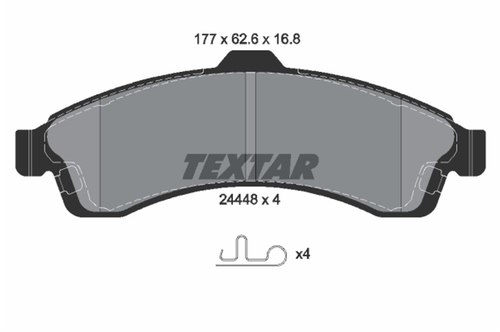 Genuine Select Brake Pad For Saab - 32069319