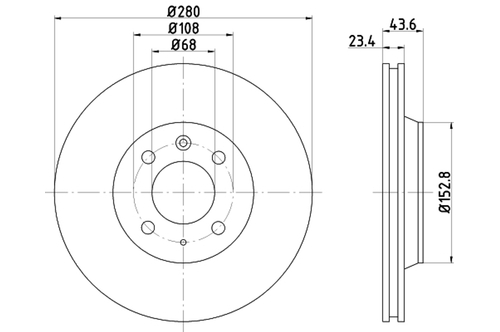 Genuine Select Brake Disc For Saab - 32069888