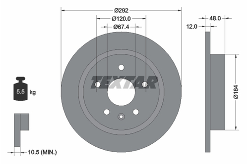 Genuine Select Brake Disc For Saab - 32071011