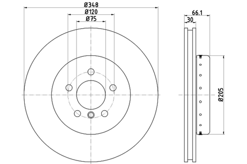 Genuine Select Brake Disc For Saab - 32076357