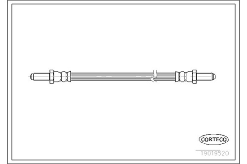 Genuine Select Brake Hose For Saab - 32205839