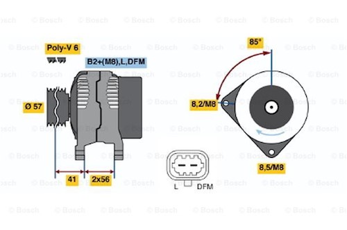 Genuine Select Generator For Saab - 32321989