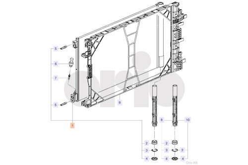 Genuine Saab Condenser - 39025498