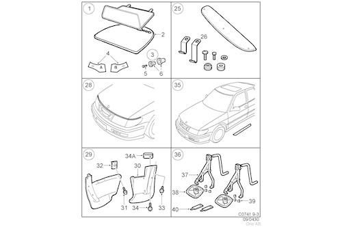 Genuine Saab Accessories - Locking Device - 400131470