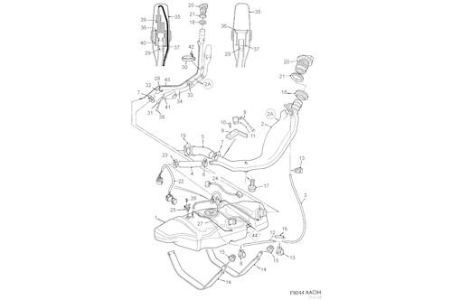 Genuine Saab Filler Pipe - 4227336