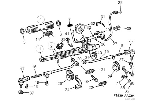 Genuine Saab Delivery Pipe - 4242772