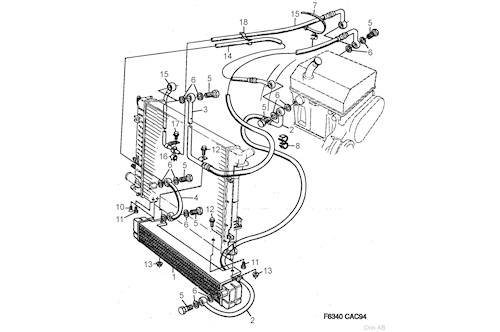 Genuine Saab Tube Clamp - 4249108