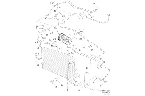 Genuine Saab Hose Assembly - 4542437