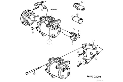 Genuine Saab Thermo Switch - 4632006