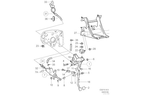 Genuine Saab Bracket - 4647970