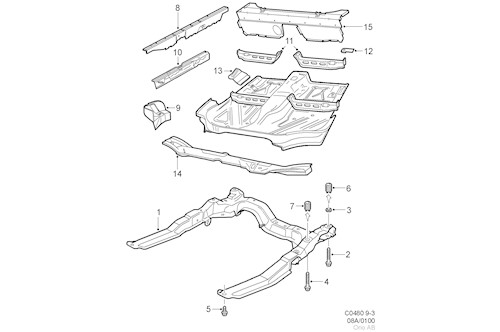 Genuine Saab Crossmember - 4922258