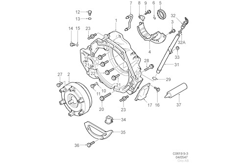 Genuine Saab Dipstick - 4925566