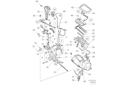 Genuine Saab Gear Chang.Unit - 5162227