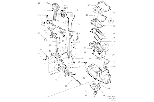 Genuine Saab Gear Chang.Unit - 5162888