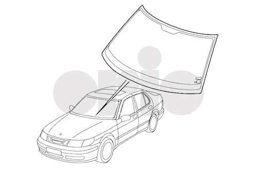 Genuine Saab Windscreen - 5189212