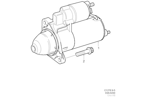 Genuine Saab Starter Motor - 5194899