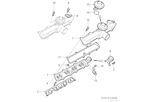 Genuine Saab Egr-Valve - 5338033