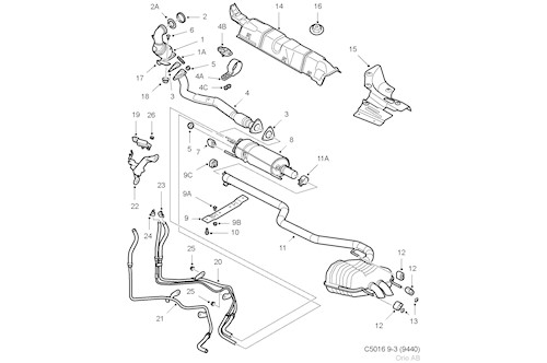 Genuine Saab Twc Converter - 55187620