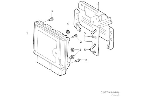 Genuine Saab Control Unit - 55189926