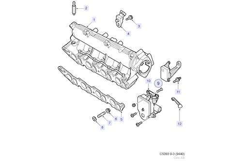 Genuine Saab Actuator - 55206457