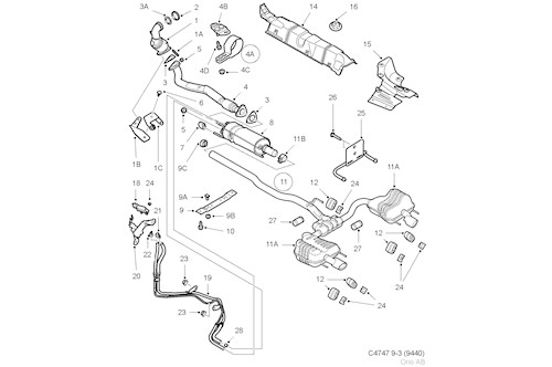 Genuine Saab Twc Converter - 55210866