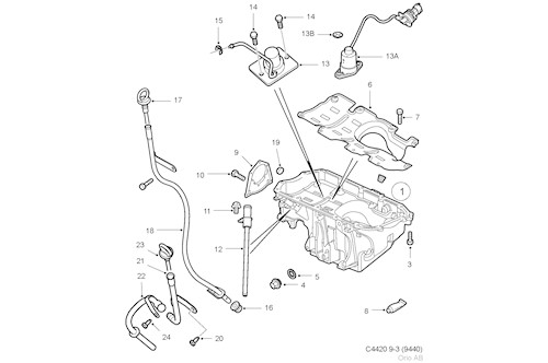 Genuine Saab Guide Tube - 55210900