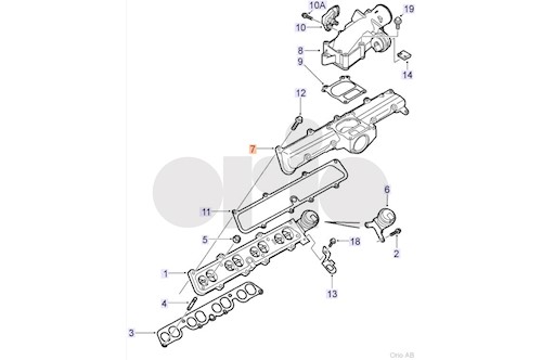 Genuine Saab Intake Manifold - 55351994