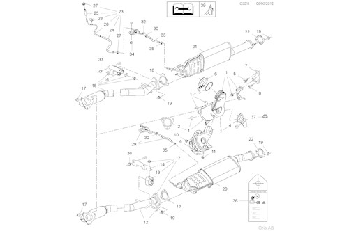 Genuine Saab Twc Converter - 55562937