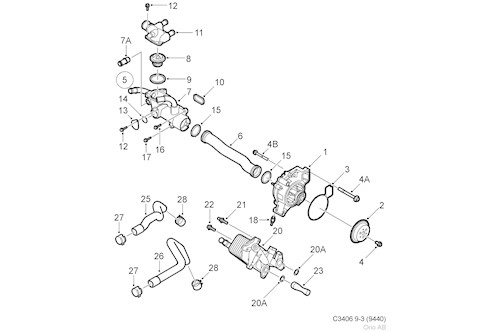 Genuine Saab Radiator - 55565996