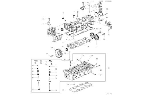 Genuine Saab Special Screw - 55566001