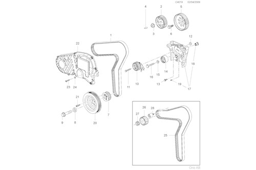 Genuine Saab Nut - 55566026