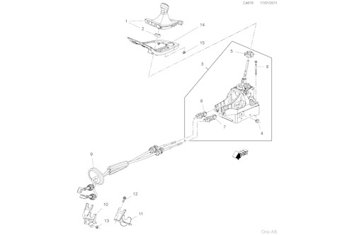 Genuine Saab Pawl - 55566685