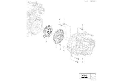 Genuine Saab Friction Disc - 55576165