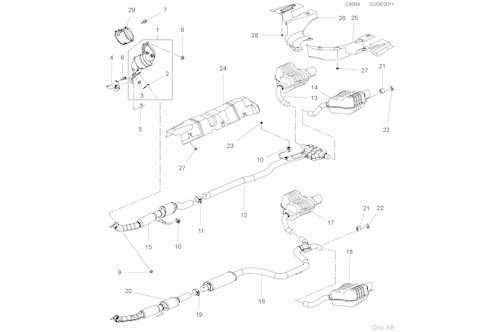 Genuine Saab Twc Converter - 55576544