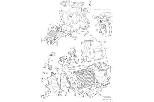 Genuine Saab Heat Exchanger - 8605495