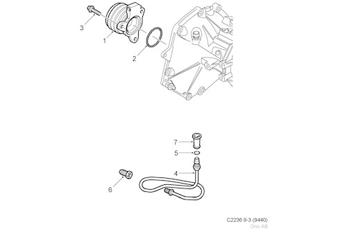 Genuine Saab O-Ring - 90092679