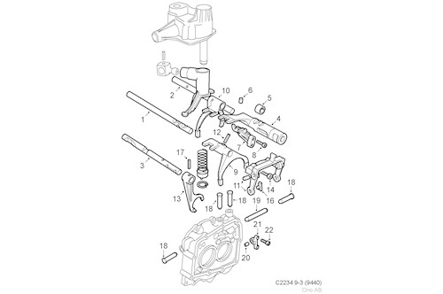 Genuine Saab G.Select.Fork - 90193317