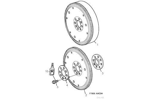 Genuine Saab Flywheel - 90466476