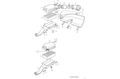 Genuine Saab Maf Sensor - 9128919