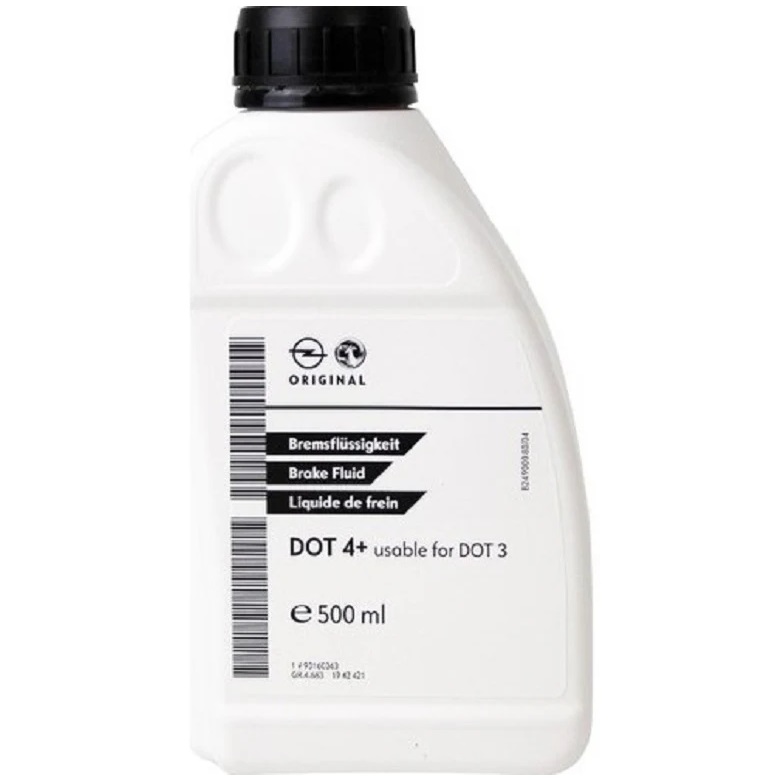 Genuine Opel / Vauxhall DOT 4+ Brake Fluid (500 ml) - 93160363