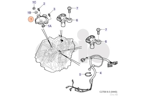 Genuine Saab Switch - 93172318