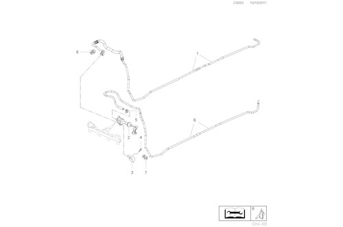 Genuine Saab Valve - 93189063